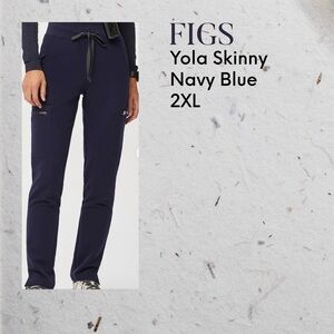 Figs Women's Skinny Pants - Deep Blue